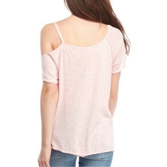 FP We The Free Coraline One Cold Shoulder Oversized  T-Shirt in Pink size XS - Picture 5 of 12